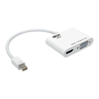 Adaptador convertidor de video  tripp-lite  p137-06n-hv-v2w - blanco