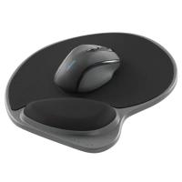 Mousepad con descansa muñecas de gel  kensington p8691 - negro, monótono