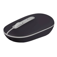 Mouse recargable 2.4ghz+bt colori clic silencioso - negro perfect choice