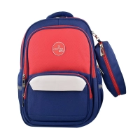Pc-085232 mochila escolar infantil múltiples compartimentos modelo bookery color azul marino | perfect choice