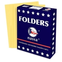 Folder tamaño carta nassa pc1006 - amarillo