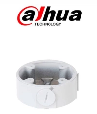 El modelo pfa13ae es una caja de conexiones impermeable para cámaras mini domo con anclaje en 4 puntos -  construida de aluminio el cual le permite soportar