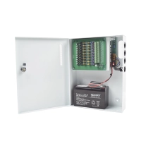 Fuente de poder epcom plk-12-dc-20-abk - 12 vcd, 20 a, gabinete