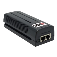 Inyector poe 10/100 de un canal. 30w - distancia máxima de hasta 100 mts output, (poei-0130)