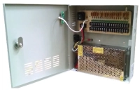 Saxxon psu1220d18 - fuente de 12 vcd/ 20 amperes/ para 18 camaras/ 1.1 amper por canal/ protección contra sobrecargas/ certificación ul