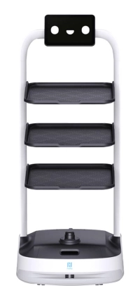 Robot de reparto interactivo ec-line modelo pudubot 2. diferentes modos de entregas - detección 360°, resistente al polvo y agua Robot de reparto interactivo ec-line modelo pudubot 2. diferentes modos de entregas - detección 360°, resistente al polvo y agua