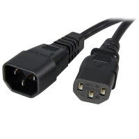 Cable de alimentación startech.com - macho/hembra, 1, 83 m, c13 coupler, negro