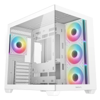 Gabinete gaming deepcool cg530 micro-atx/itx/atx - usb 3.0, sin fuente, argb, blanco  r-cg530-whada4-g-1 Gabinete gaming deepcool cg530 micro-atx/itx/atx - usb 3.0, sin fuente, argb, blanco  r-cg530-whada4-g-1