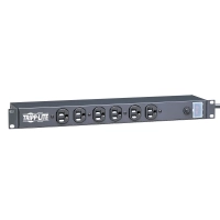 Barra de contactostripp lite para instalación en rack 1u - 120v, 15a, 5-15p, 12 tomacorrientes