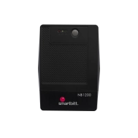 No-break smartbitt - 1200 va, 600 w, negro, hogar y oficina