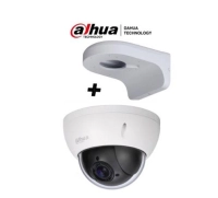Dahua sd22204igcpak - camara mini ptz de 2 mp hdcvi / 4x zoom óptico con brazo de pared pfb203w incluido