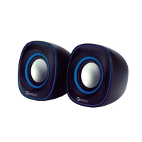 Sistema de audio getttech getttech sg-20u - 2.0, 3w*2 rms, negro, 20hz - 20khz