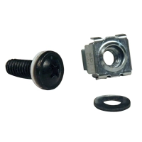 Juego de accesorios tripplite para orificio cuadrado con 50 tornillos m5 y arandelas los smartrack srcagenuts