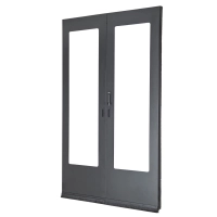 Juego de puerta doble deslizante para sistema de contención srctmtsdd para pasillo caliente/frío