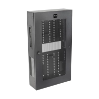 Gabinete para cableado estructurado smartrack de 3u de bajo perfil de profundidad de switch para instalación vertical en pared srwf6umod