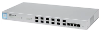 Switch ubiquiti networks us-16-xg - de acceso administrable, 16 puertos 10g. puertos: - 12 puertos 10g sfp+ - 4 puertos 10g rj45 - 1 puerto serial para conf
