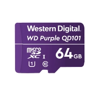 Memoria micro sd wd purple - 64gb, clase 10, clase de velocidad uhs 1 (u1)  wdd064g1p0c