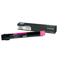 Cartucho tóner lexmark - 24000 páginas, magenta, laser, negro