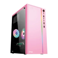 Gabinete gamer xzeal rosa xst100. xscgxt0p