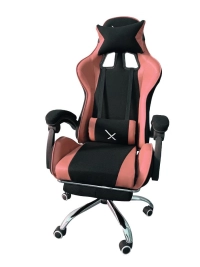 Silla con reposapie rosa xzeal. xzsxz52p Silla con reposapie rosa xzeal. xzsxz52p