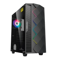 Gabinete  yeyian yga-49701 abyss 2500 atx rgb c/t - 3v argb, 2 usb3.0 negro Gabinete  yeyian yga-49701 abyss 2500 atx rgb c/t - 3v argb, 2 usb3.0 negro