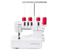Brother maquina de coser cv3440, cover, costura con 3 y 4 hilos.