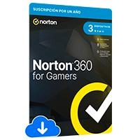 Esd norton 360 for gamers / total security/ 3 dispositivos/ 1 año/ descarga digital