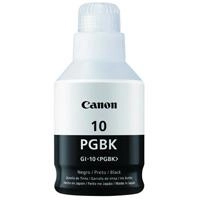 Botella de tinta canon gi-10pgbk negra,rendimiento 8,300 paginas,compatible g6010,g5010,gm2010