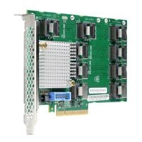 Tarjeta interna de expansion sas hpe ml350 gen10 de 12 gb con cables