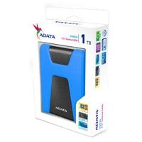 Disco duro externo adata hd650 1tb portatil 2.5 usb 3.2 azul windows mac linux contragolpes (ahd650-1tu31-cbl)