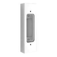 Caja de aluminio / anviz / an-corner mount / para montaje de control biometrico facial de asistencia facedeep 5 y 5 irt