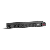 Unidad pdu para rack con conmutacion de 1u, 15a, 100/120v, 8 5-15