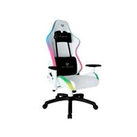 Silla gamer balam rush lightning frost / iluminacion led rgb / cojines ajustables / piston clase 4 / max 120 kg / inclinacion 90° a 180° / control 356 modos / blanco / br-935920