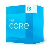 Procesador intel core i3-13100f s-1700 13a gen /3.4 - 4.5 ghz /cache 12mb /4 cores /sin graficos /con disipador /computo basico ipa