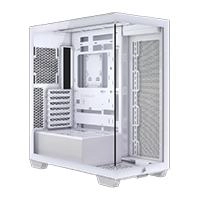 Gabinete corsair 3500x / semi- torre / atx / gamer / white (cc-9011277-ww)