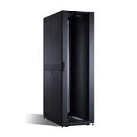 Gabinete cyberpower (cr42u11001) de 42u, puertas metalicas, con ruedas, capacidad de carga de 1365kg, garantía de 5 años.