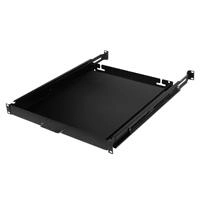 Charola deslizable cyberpower (cra50004) para teclado de 19 y 1u, profundidad de 500mm (19.6), capacidad de 20kg, 5 años de garantía.
