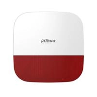 Sirena inalmbrica para exterior/dahua / dhi-ara13-w2/ con estrobo rojo/ 110db / mltiples sonidos de alarma/ ip65/ alarma de batera baja