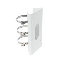 Montaje vertical para poste hikvision ds-1475zj-y material de acero inoxidable