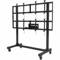 Soportes video wall peerless ds-c560-2x2 movil para pantallas 46 a 60 pulgadas capacidad hasta 227 kg