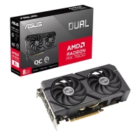 Tarjeta de video asus radeon rx7600 /pcie x16 4.0 /8gb gddr6 /hdmi /3xdp /estandar /gama media