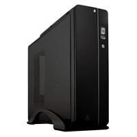 Gabinete acteck bern / micro torre slim / micro atx, mini itx / fuente sfx 500w / metal / negro / gapc-301