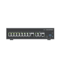 Router grandstream gcc6011 / 4 en 1: firewall, router, pbx ip, switch 10 puertos gigabit (4 poe) + 2 puertos sfp 2.5 gigabit