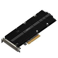 Tarjeta adaptadora synology de ssd m.2 doble ranura para aceleracin de cach/ interfaz pcie nvme /factor de m.2 22110 /m.2 2280
