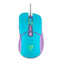 Mouse ocelot creators alambrico/azul con morado/rgb/7 botones/hasta dpi 7200/ocelot gaming