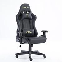 Silla gamer ocelot/color negro/descansa brazos ajustables/reclinable 90-155 grados/soporta hasta 150kg