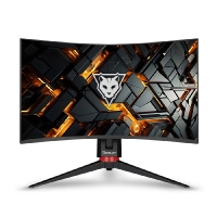 Monitor ocelot gaming negro de 32 pulgadas curvo resolución full hd 2560 x 1440 pixeles 240hz hdmi+dp y freesync