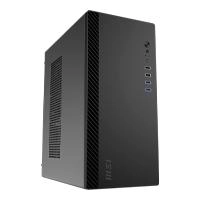 Gabinete msi pro shield m100p / media torre / micro atx/mini itx/ sin fuente/pc