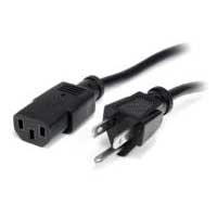 Cable de corriente de 3m estandar de alimentacion para computadora - 18 awg - nema5-15p a c13 - 10a 125v - startech.com mod. pxt101_10