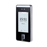 Control de acceso y asistencia facial zkteco speedface-v5l p / visible light / 6000 rostros / 3000 palmas / 6000 huellas / 10000 tarjetas id 125khz / 200000 eventos / verificacion por codigo qr